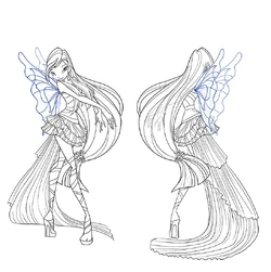 Winx Club Musa Harmonix Coloring Pages [2025]