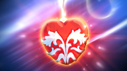 The pendent blocking the healing process