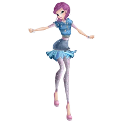 sachin and babi light blue dress Tecna Winx Outfit main image 1