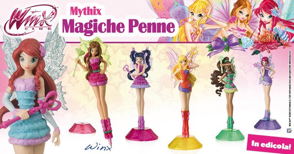 Winx mythix magiche penne in edicola!