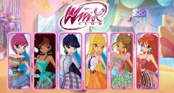 sachin and babi light blue dress Winx Club Flash Game