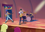 Andy and his band