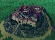 Vista aérea de Fontana Roja destruida al final de la 1ª Temporada