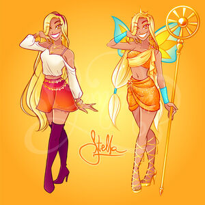 ☆Virtues Stella☆ Winx club Stella reboot transformation