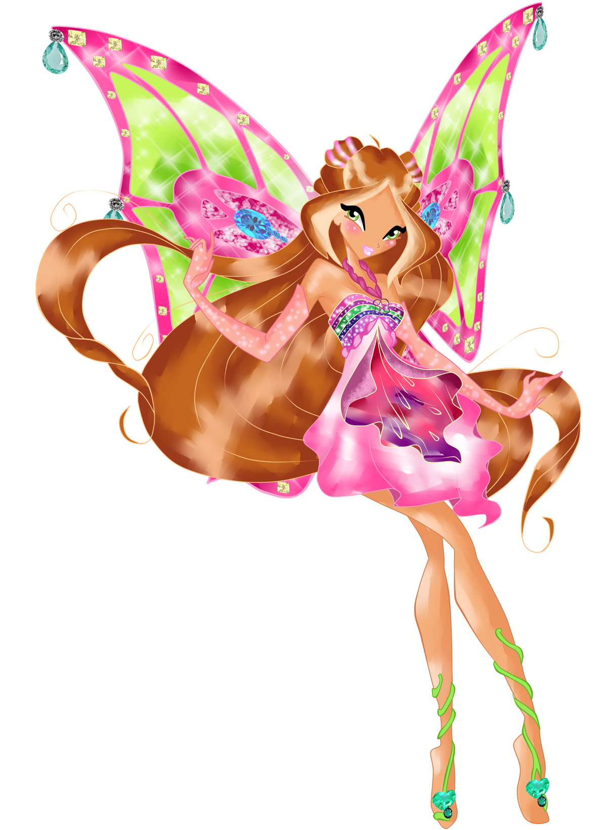 winx club flora enchantix