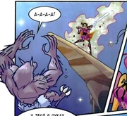 №91 Флора сбрасывает Фераса со скалы