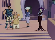 Помогает в сражении с Трикс