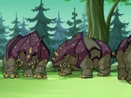 Дикие Земли.jpg (155 КБ) Обитающие там животные Рогодоны