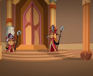 Стража, которая охраняет вход во дворец, где хранятся главные заклинания