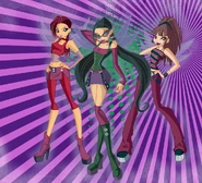 Митси с подругами