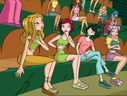 Ортенсия, Присцилла и Луна перед зачетом