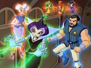 Griffin with Faragonda, Codatorda and the Codex Pixies.png (220 КБ) Битва с Керборгом