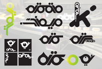 Variations of the Arial logo