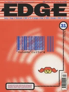 Arial's pilot logo on the cover of 1996 Edge magazine Issue 31