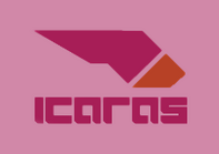 Icaras logo from Wipeout Pulse with alternate background