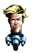 Concept art, headshot.