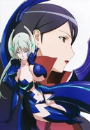 Shiori's second form art with Reina Soho in the background.