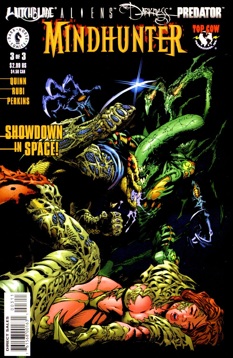 Witchblade/Aliens/Darkness/Predator: Mindhunter Issue 3
