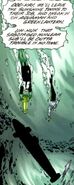 Green Lantern with Aquaman helping a sabotaged nuclear submarine.