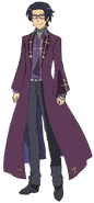 Kyoichiro's anime design (witch)