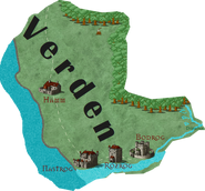 Можлива карта Вердена (варіант за мотивами книг)