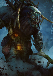 Gwent cardart monsters bridge troll