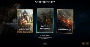 Thronebreaker difficulties