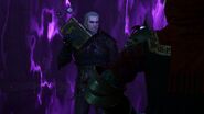 Geralt with The Grimoire in hand