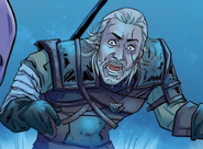 Geralt en el cómic Of Flesh and Flame