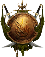 The symbol of Korath in the MOBA The Witcher Battle Arena.