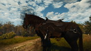 When equipped on the male/stallion version of Roach