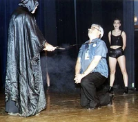 Sapkowski's knighting ceremony, Parcon 2000