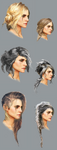 Arte conceptual del cabello de Ciri en The Witcher 3 (II)