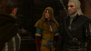 Geralt and Triss meet Kluhg