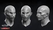 Digital model of monster face