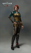 Near final concept art of Triss for The Witcher 3