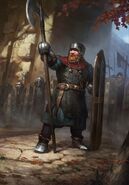 Gwent cardart scoiatael mahakam guard