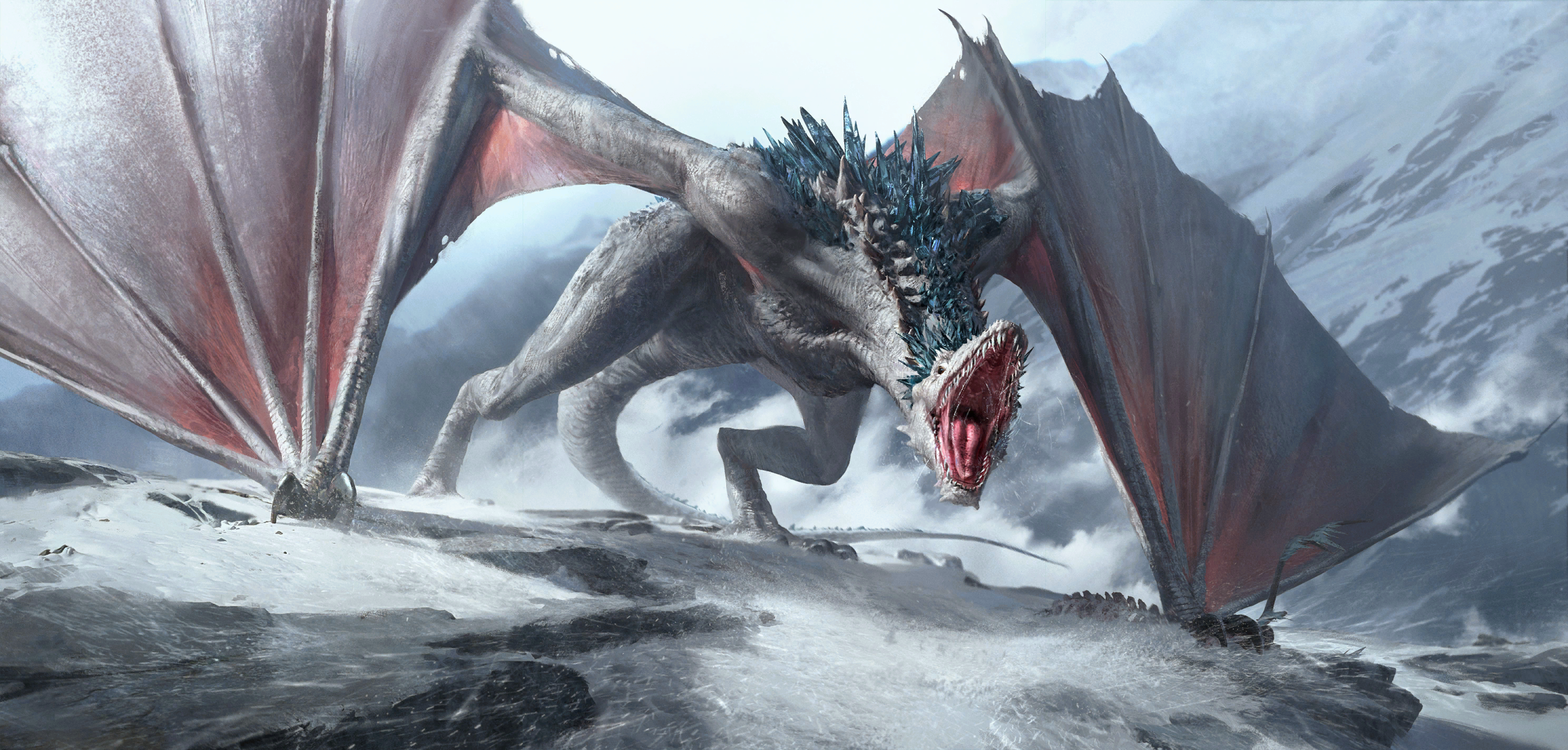 white dragon pictures