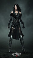 Concept art in her alternative outfit DLC for The Witcher 3