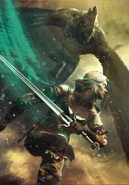 رسم بطاقة غوينت الويتشر 3 البديلة ولعبة غوينت المستقلة