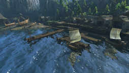 Tw3 Kaer Trolde harbor