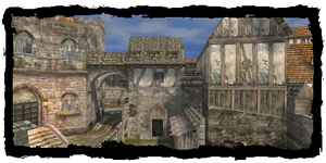 the warehouse entrance