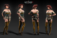 Render of The Witcher 2 prostitute