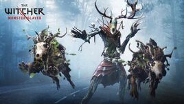 TWMS wallpaper leshen hounds