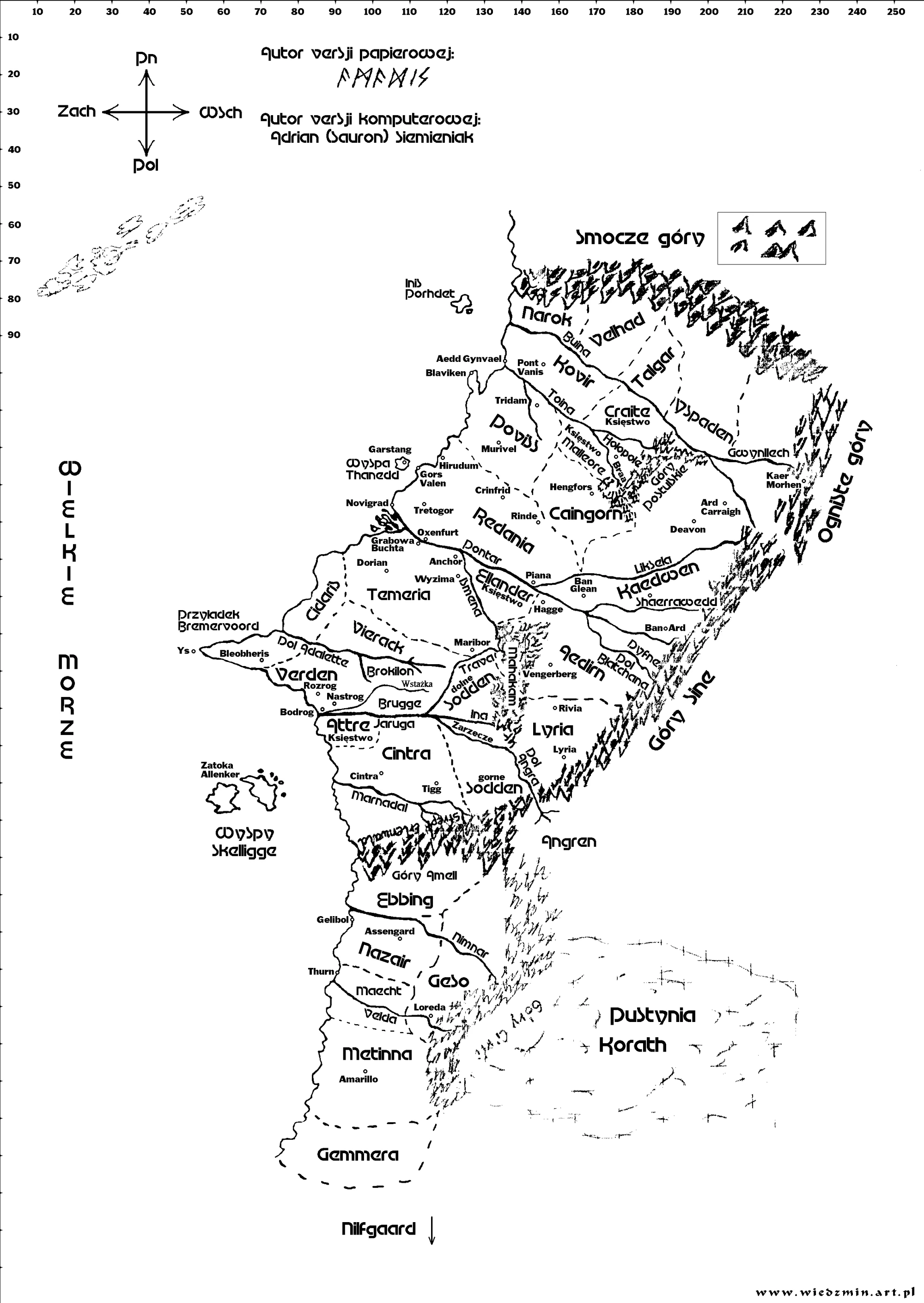 World Map Witcher Wiki Fandom