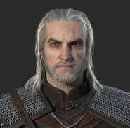 Geralt model used in the trailer