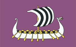 Flag Skellige purple