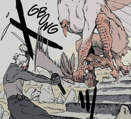 Tengu attacking Geralt