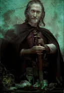 Regis as seen on The Tower of the Swallow's cover
