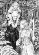 Denis Gordeev Braenn Geralt and Ciri